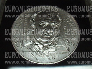 2005 Italia 5 Euro FDC Fellini in argento