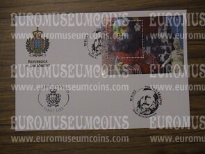 2022 busta FDC San Marino street art BF 