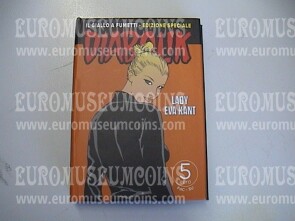 2023 Italia 5 Euro FDC Eva Kant serie fumetti Diabolik