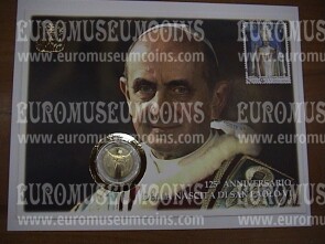 2022 Vaticano Paolo VI busta filatelico numismatica