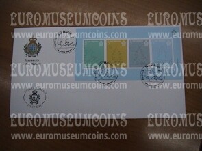 2023 busta FDC San Marino le quattro stagioni  BF 