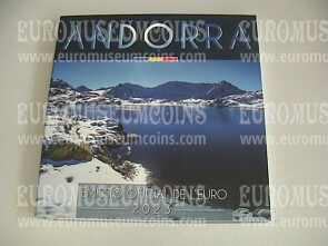 2023 Andorra set ufficiale Euro FDC in folder ufficiale
