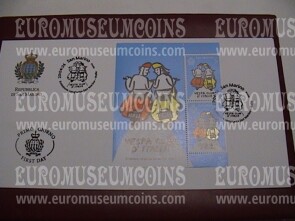 2024 San Marino busta FDC 75° anniversario Vespa Club Italia 2v