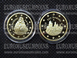 2010 San Marino 20 + 50 centesimi di Euro FS proof