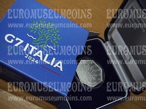Italia 2024 G7 3 euro commemorativo in argento fdc
