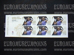 2012 Gran Bretagna Medaglie d' oro Olimpiadi di Londra Libretto 24 Boxe
