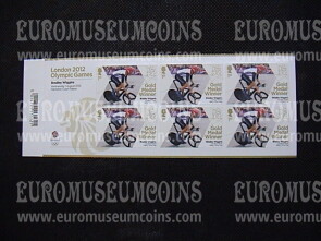 2012 Gran Bretagna Medaglie d' oro Olimpiadi di Londra Libretto 02 Ciclismo