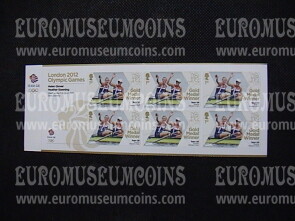 2012 Gran Bretagna Medaglie d' oro Olimpiadi di Londra Libretto 01 Canoa