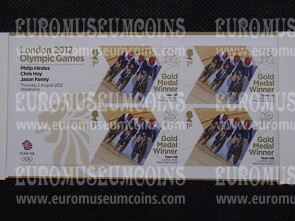 2012 Gran Bretagna Medaglie d' oro Olimpiadi di Londra Quartina 05 Ciclismo