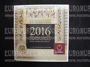 2016 Austria divisionale FDC  in confezione ufficiale