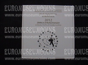 2012 Slovenia divisionale con 3 euro FDC in confezione ufficiale