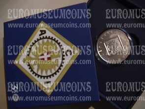 Italia 2025 ACI 3 euro commemorativo argento FDC