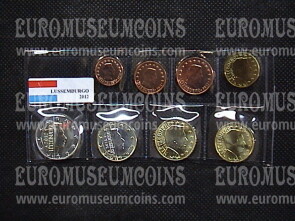 2012 Lussemburgo serietta in blister