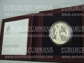 San Marino 2025 Georges Bizet 5 euro commemorativo in argento proof
