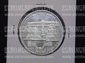 1993 Germania  Jahre Potsdam 10 Marchi in argento