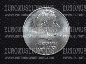 1972 Germania DDR Friedrich Schiller 20 Marchi