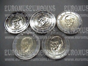 Germania 2026 150° anniversario nascita Konrad Adenauer 2 Euro commemorativi 5 zecche A D F G J