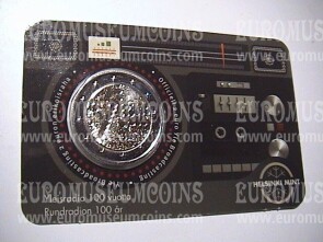 Finlandia 2026 centenario radio televisione yleisradio coincard A 2 Euro commemorativo
