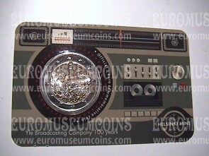 Finlandia 2026 centenario radio televisione yleisradio coincard B 2 Euro commemorativo