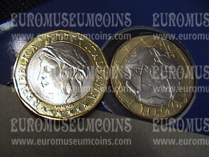 1999 Italia Turrita1000 Lire FDC Bimetallico da set