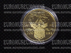 1997 Italia 200 Lire Lega Navale Proof