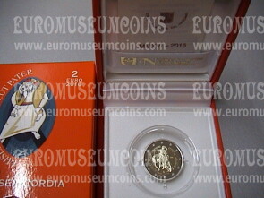 Vaticano 2016 Giubileo della Misericordia 2 euro commemorativo PROOF in cofanetto ufficiale