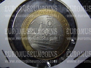 2004 Russia 10 rubli bimetallico Kem