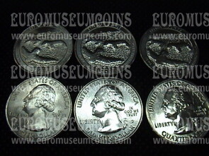 2017 USA Effigy Mounds Iowa zecca P D S quarti di dollaro Parchi