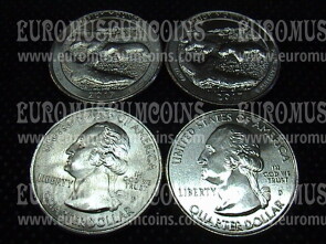 2017 USA Effigy Mounds Iowa zecca P D quarto di dollaro Parchi
