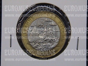 2003 Russia 10 rubli bimetallico Pskov