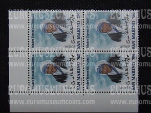 1996 serie completa in quartina Europa SAN MARINO Madre Teresa di Calcutta