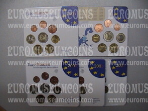 2005 Germania serie divisionale zecca A blister ufficiale FDC