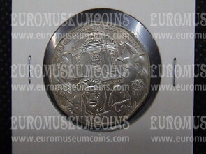 2002 Austria 5 Euro FDC Zoo di Vienna in argento 