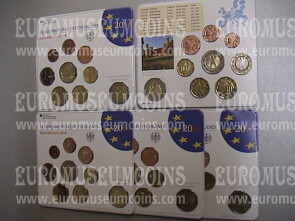 2014 Germania serie divisionali 5 zecche confezione ufficiale FDC