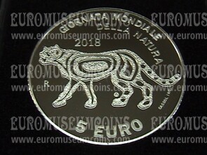 2018 5 Euro argento Giornata Mondiale della Natura