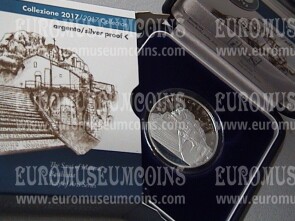 2017 Italia 10 Euro PROOF i Sassi di Matera Basilicata serie Italia delle Arti