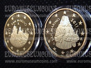 2011 San Marino 20 + 50 centesimi di Euro FS proof