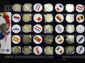 2012 Decennale 2 Euro commemorativo Giro Completo 18 monete DEK - TYE con RSM