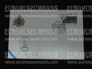 2000 San Marino Unione Ciclistica Busta primo giorno di emissione FDC