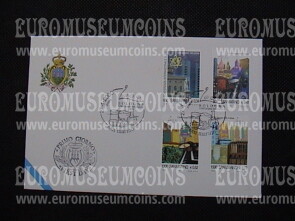 2000 San Marino Bologna Busta primo giorno di emissione FDC