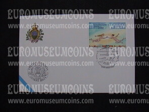 1998 San Marino Diritti dell'Uomo Busta primo giorno di emissione FDC