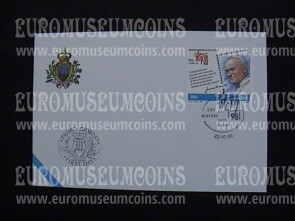 1998 San Marino Giornata della Filatelia Busta primo giorno di emissione FDC