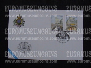 1998 San Marino Europa Busta primo giorno di emissione FDC