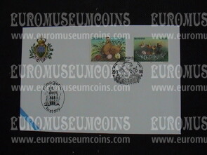 1996 San Marino Unicef Busta primo giorno di emissione FDC