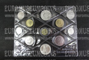 1989 Italia divisionale FDC con il 500 Lire e il 500 Lire Caravelle in argento in confezione ufficiale