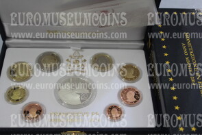 2014 Vaticano divisionale con 20 euro in argento PROOF in COFANETTO ufficiale