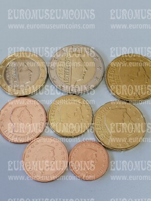 2022 Lussemburgo serie completa 8 monete euro