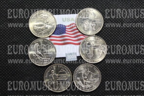 2009 Stati Uniti zecca D 6 quarti di dollaro Stati
