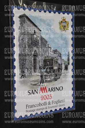 2003 FOLDER ANNUALE FRANCOBOLLI SAN MARINO