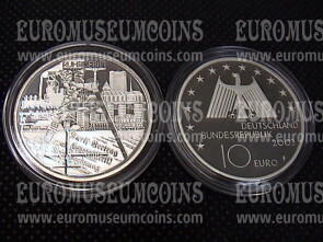 2003 Germania Ruhr 10 Euro Proof in argento zecca F